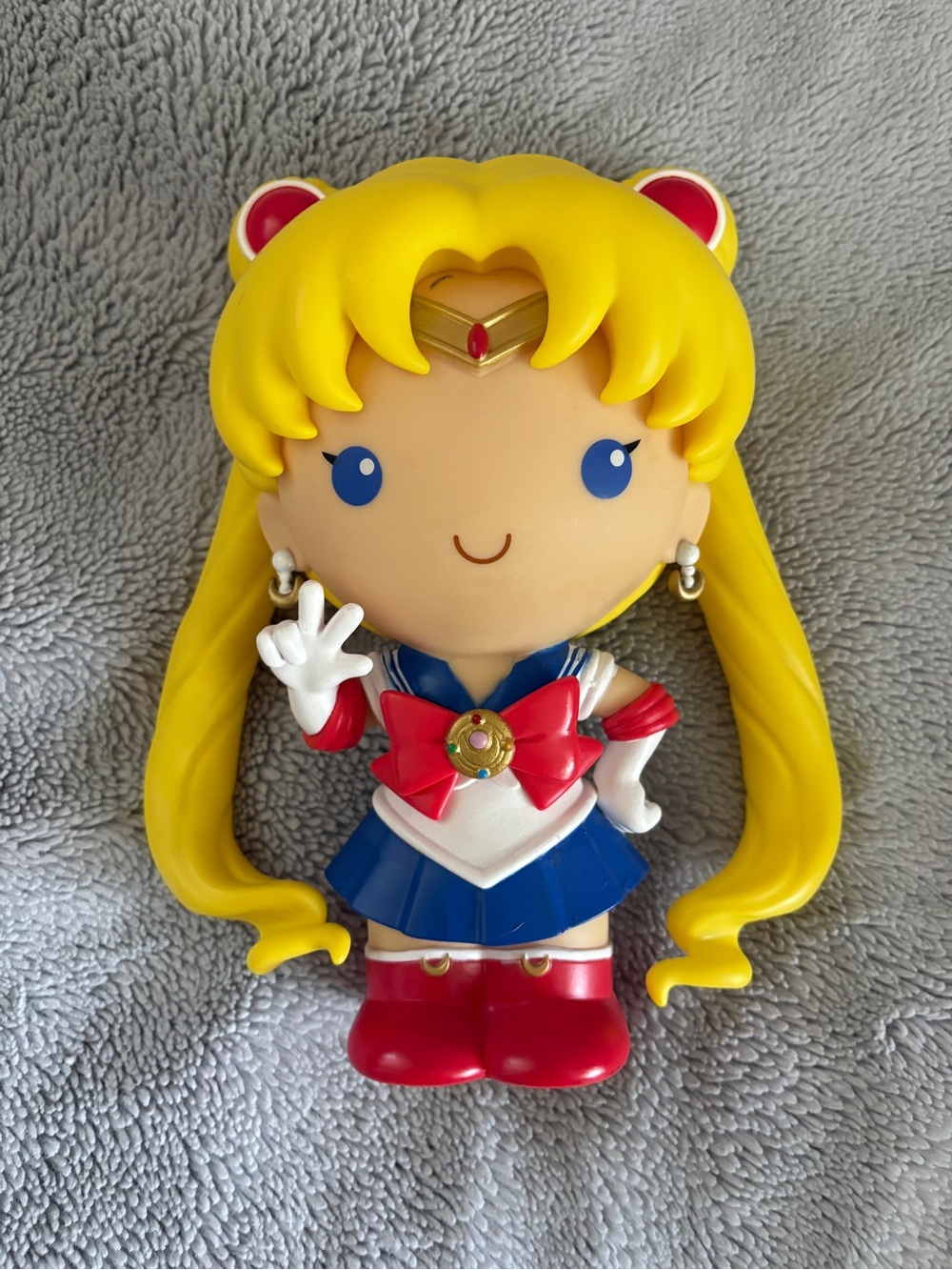 Sailor Moon Kids Toy Figure in Yellow, Blue & Red